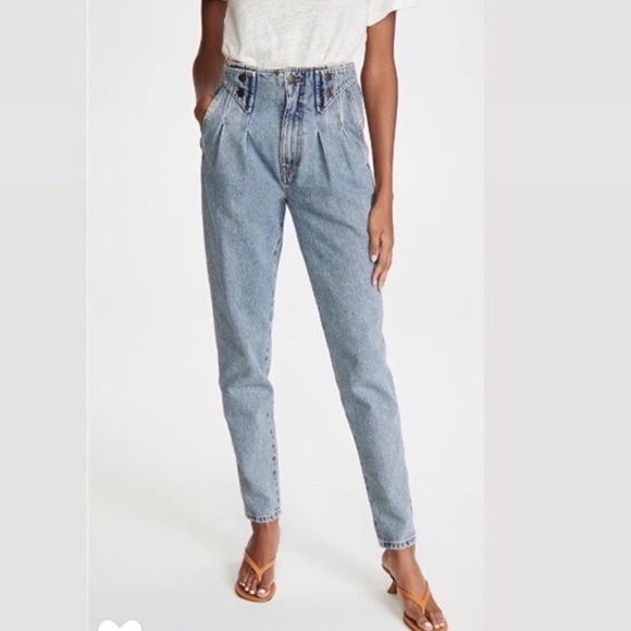 NWT Retrofete Kristen Jeans in Faded Indigo - Picture 1 of 10